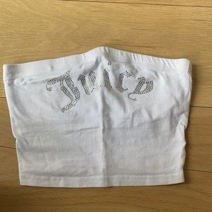 Juicy Couture White Tube Top